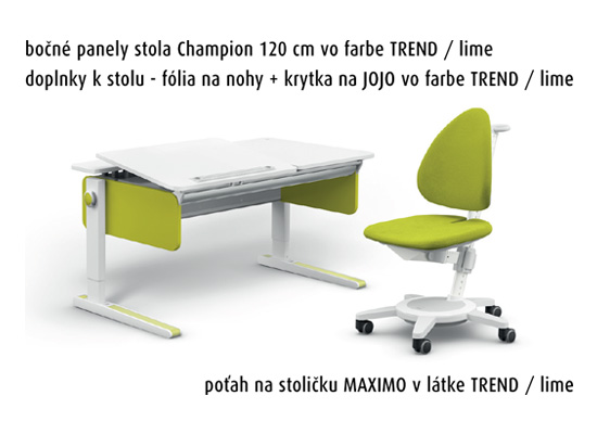 farby Trend k stolom Champion znaka Moll